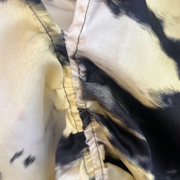 Ganni Tie Dye Ruched Midi Dress - Picture 10 of 12